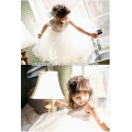 White flower girls dress Tutu dance party dresses princess dress for Christmas Party